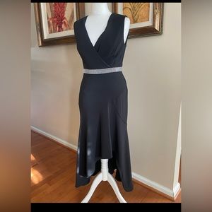 Calvin Klein high low evening dress